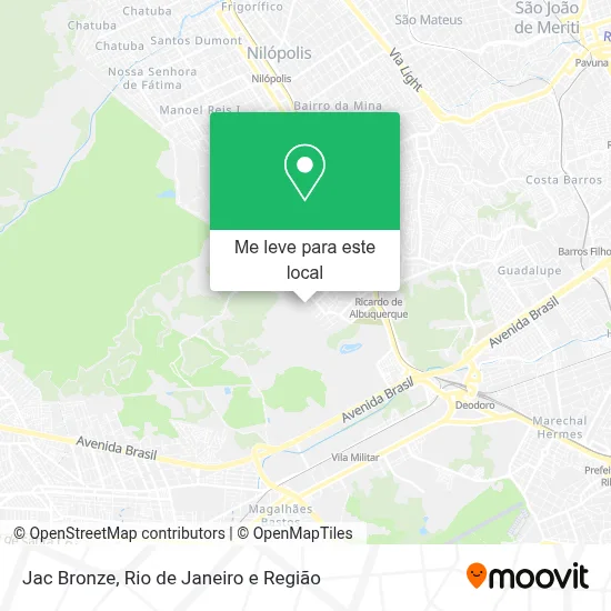 Jac Bronze mapa