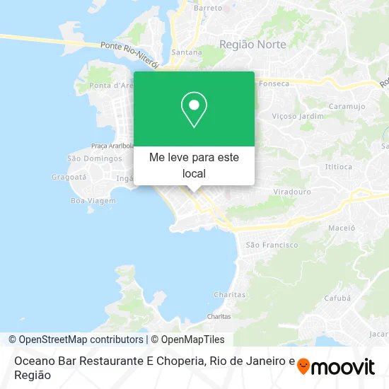 Oceano Bar Restaurante E Choperia mapa