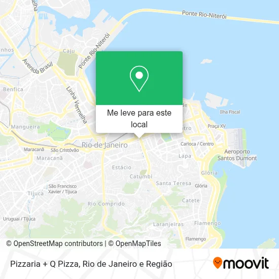 Pizzaria + Q Pizza mapa