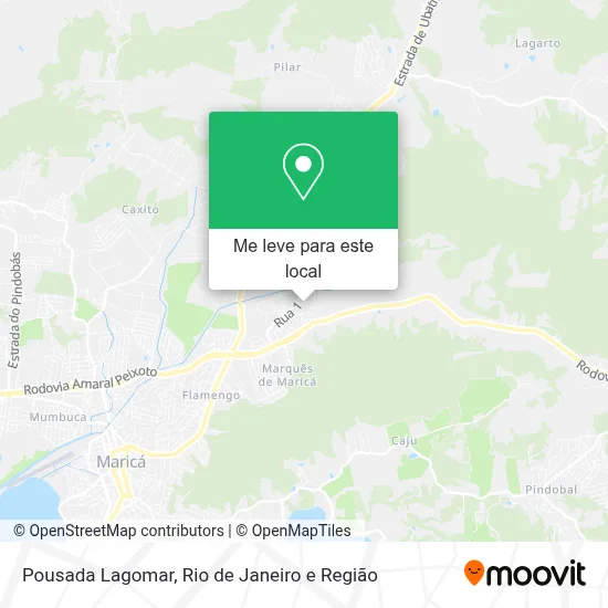 Pousada Lagomar mapa
