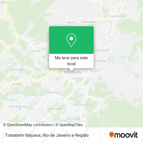 Tratabem Itaipava mapa