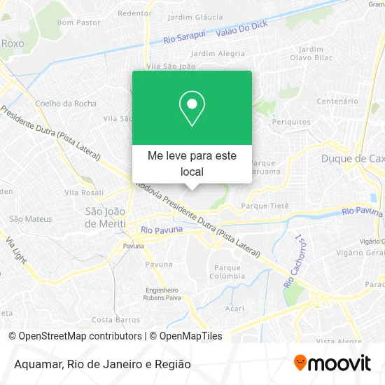 Aquamar mapa