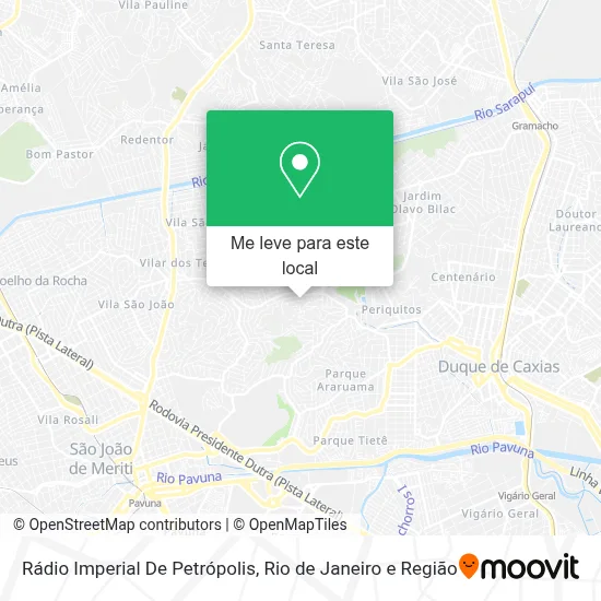 Rádio Imperial De Petrópolis mapa