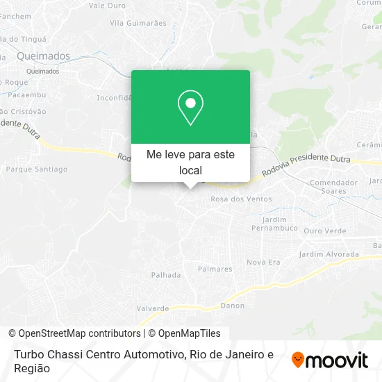 Turbo Chassi Centro Automotivo mapa