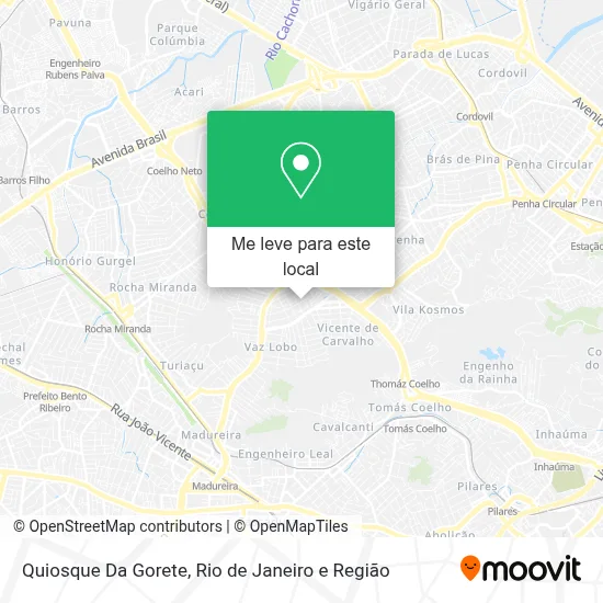 Quiosque Da Gorete mapa