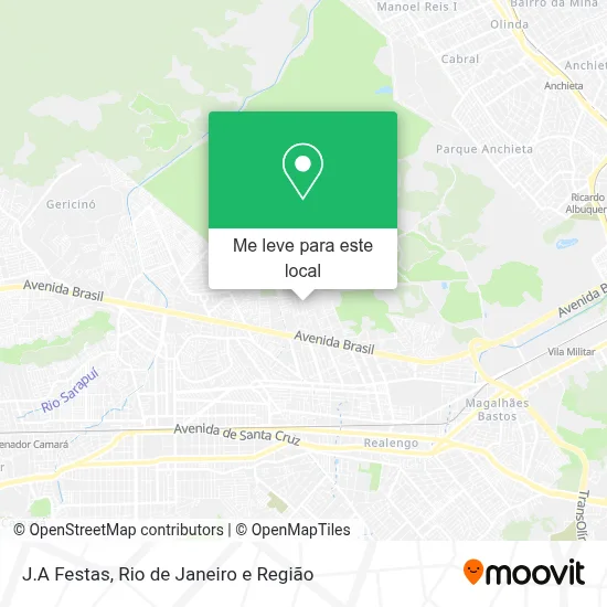 J.A Festas mapa