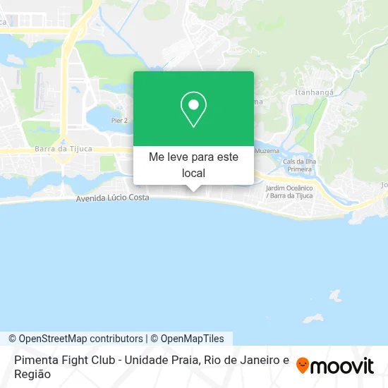 Pimenta Fight Club - Unidade Praia mapa
