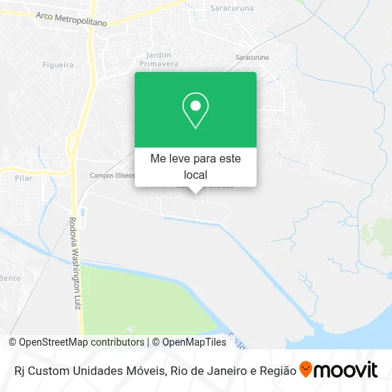 Rj Custom Unidades Móveis mapa