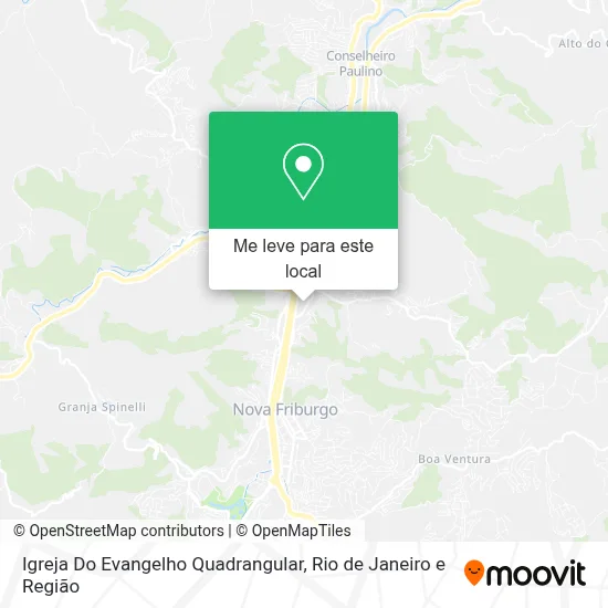 Igreja Do Evangelho Quadrangular mapa