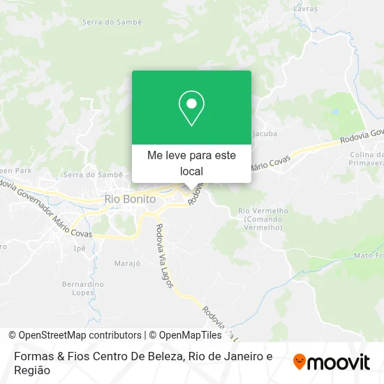 Formas & Fios Centro De Beleza mapa