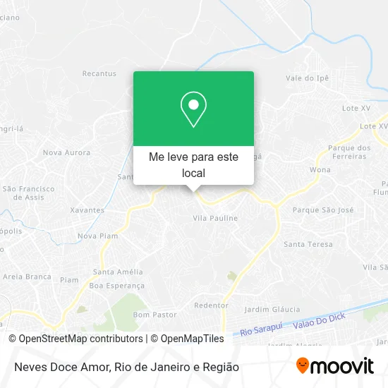 Neves Doce Amor mapa
