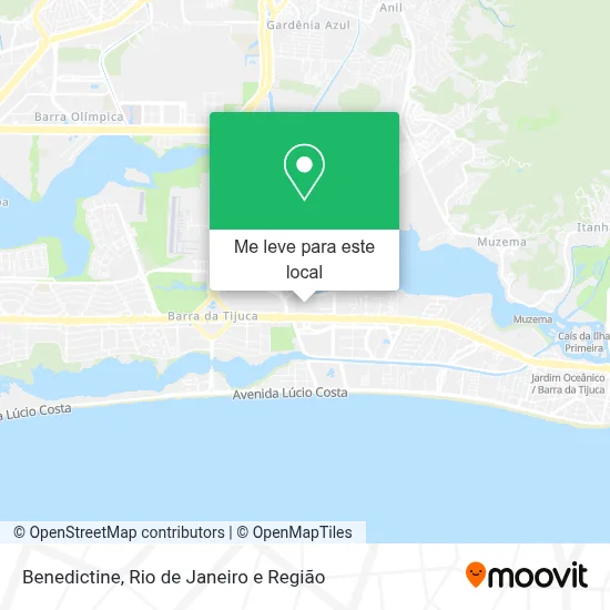 Benedictine mapa