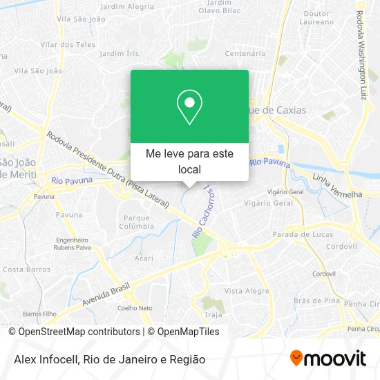 Alex Infocell mapa