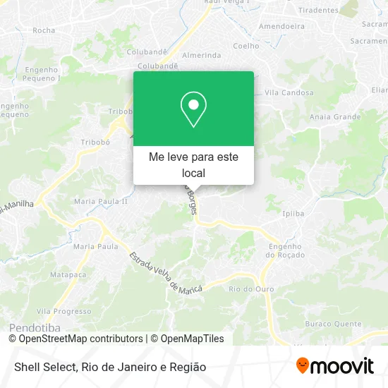 Shell Select mapa