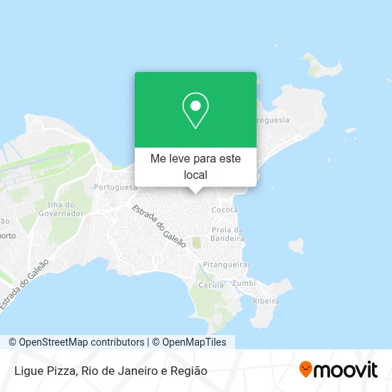 Ligue Pizza mapa