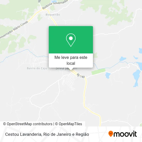 Cestou Lavanderia mapa