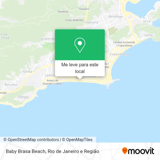 Baby Brasa Beach mapa