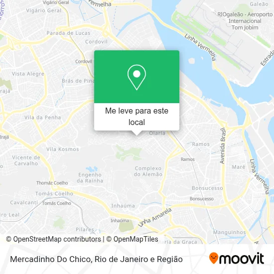 Mercadinho Do Chico mapa