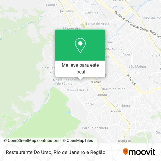 Restaurante Do Urso mapa