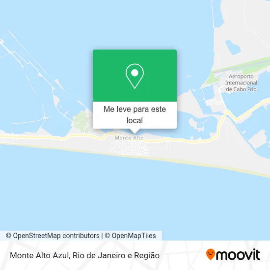Monte Alto Azul mapa