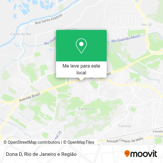 Dona D mapa