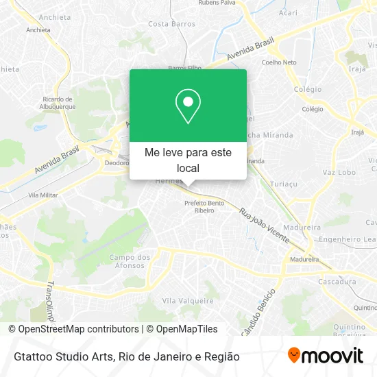 Gtattoo Studio Arts mapa