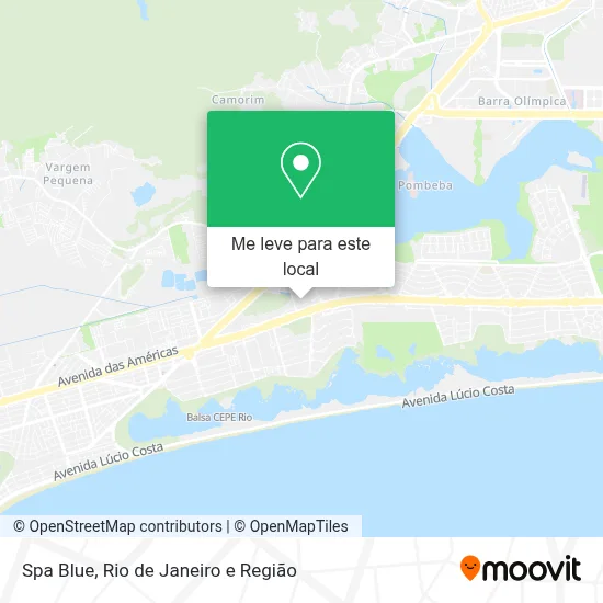 Spa Blue mapa