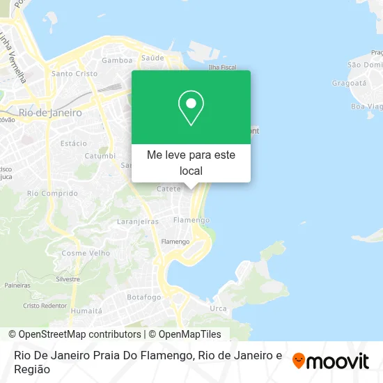 Rio De Janeiro Praia Do Flamengo mapa