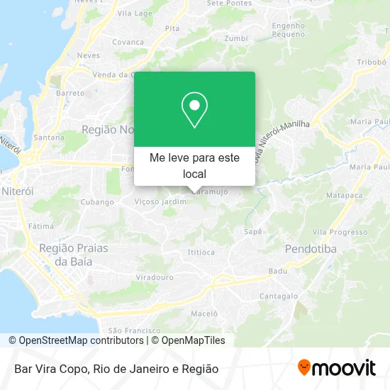 Bar Vira Copo mapa
