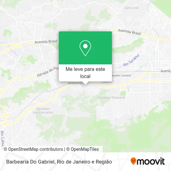 Barbearia Do Gabriel mapa