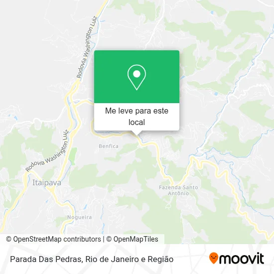 Parada Das Pedras mapa