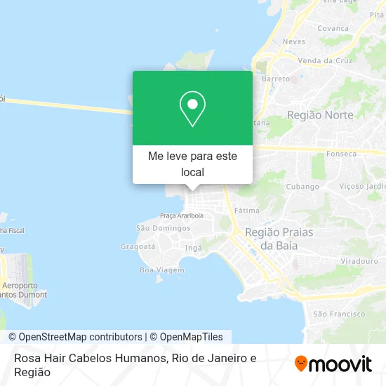 Rosa Hair Cabelos Humanos mapa