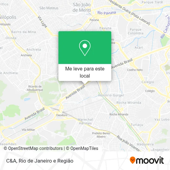C&A mapa