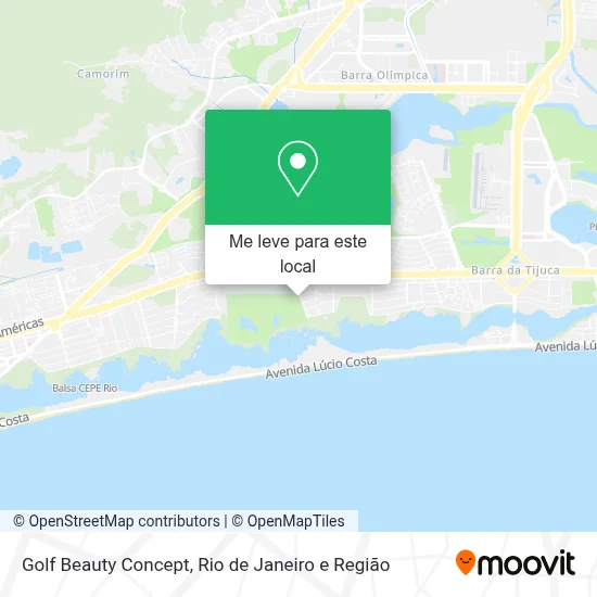 Golf Beauty Concept mapa