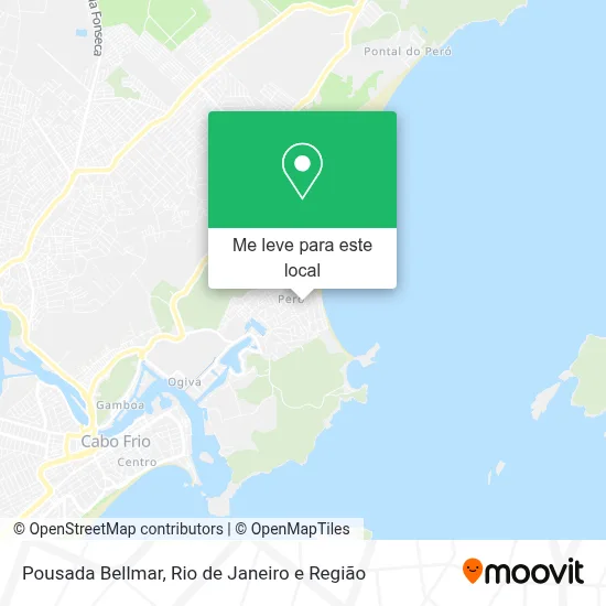 Pousada Bellmar mapa