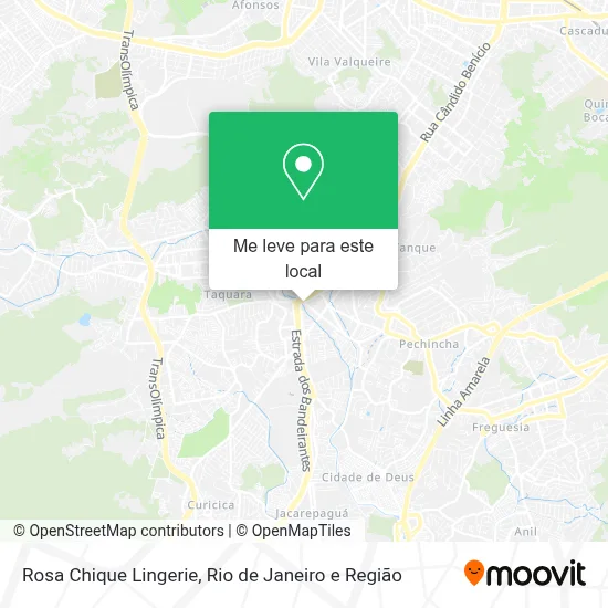 Rosa Chique Lingerie mapa