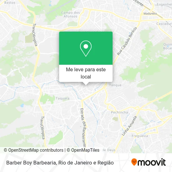 Barber Boy Barbearia mapa