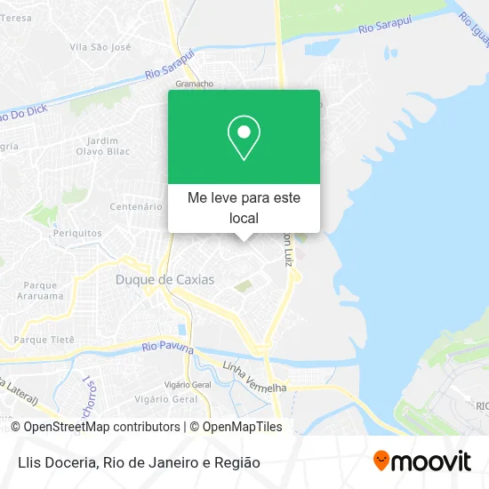 Llis Doceria mapa