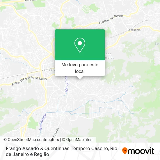 Frango Assado & Quentinhas Tempero Caseiro mapa