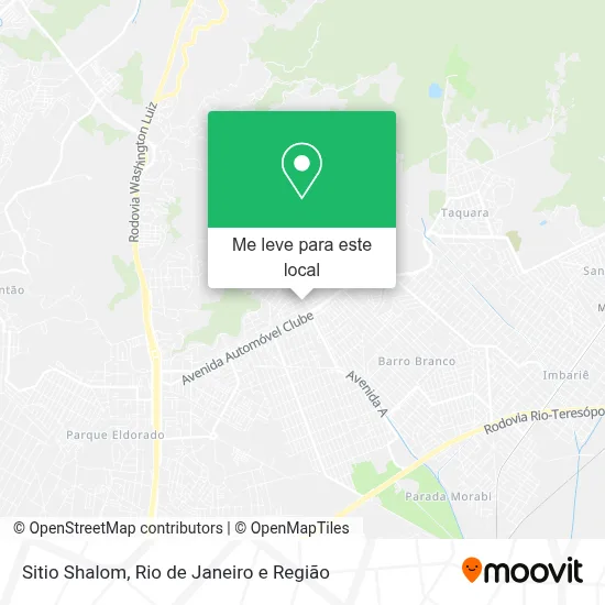 Sitio Shalom mapa