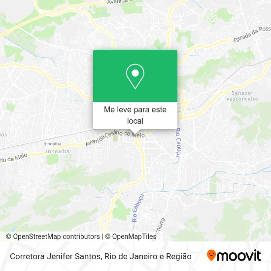 Corretora Jenifer Santos mapa