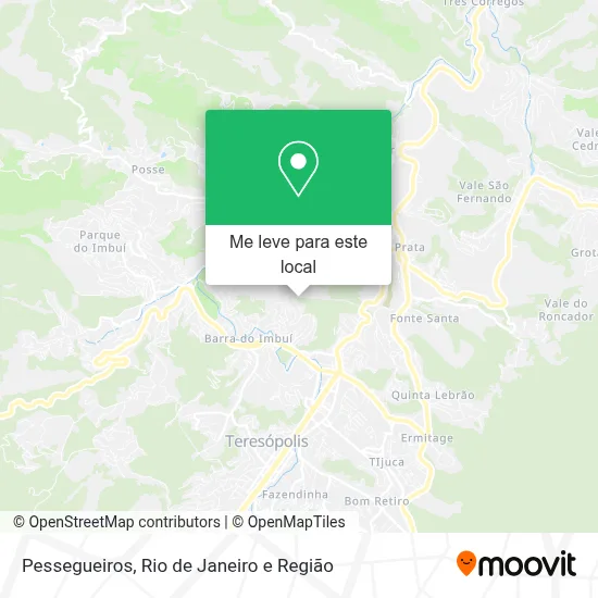 Pessegueiros mapa