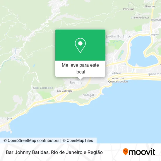 Bar Johnny Batidas mapa