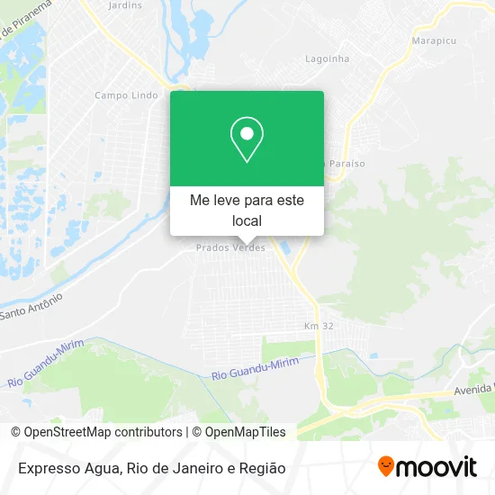 Expresso Agua mapa