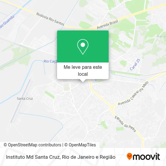 Instituto Md Santa Cruz mapa