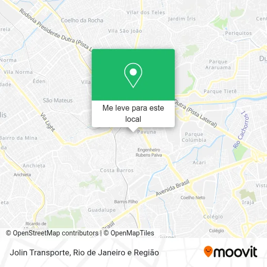 Jolin Transporte mapa