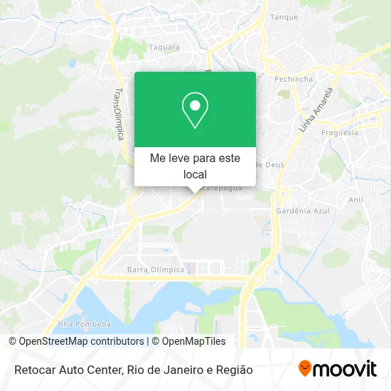 Retocar Auto Center mapa