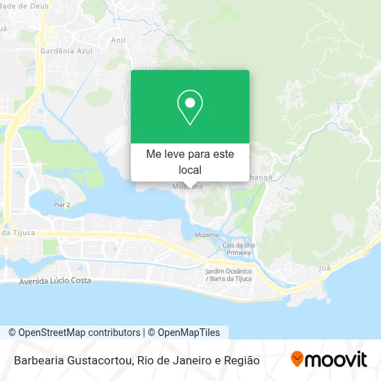 Barbearia Gustacortou mapa