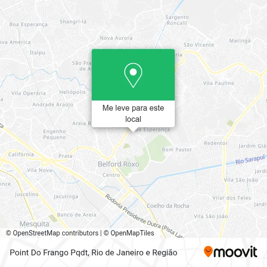Point Do Frango Pqdt mapa