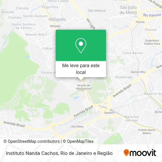 Instituto Nanda Cachos mapa